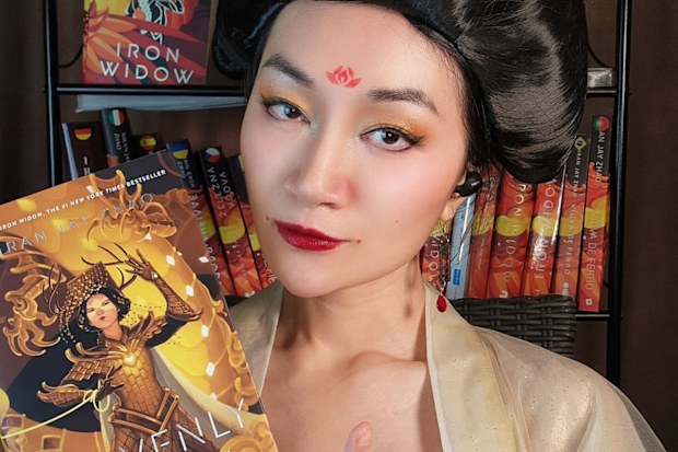 Xiran Jay Zhao, author of Iron Widow and Heavenly Tryant.