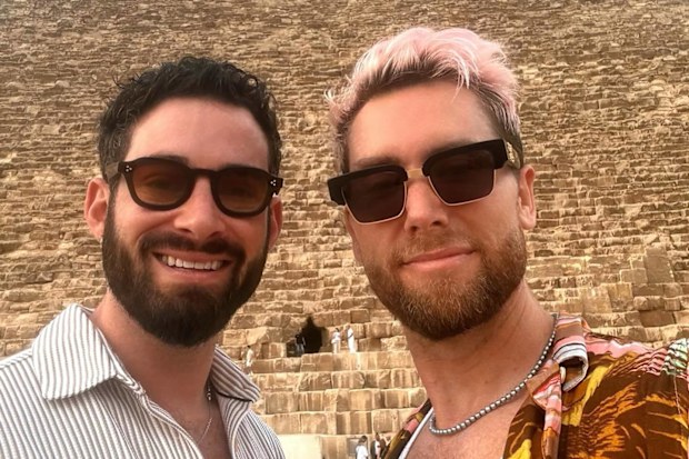 Lance Bass  and husband