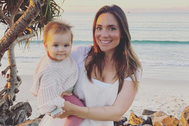 Rachael Calvert with her daughter Murphy.