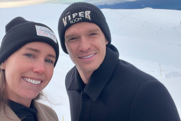 Emma McKeon and Cody Simpson on holiday in Switzerland.