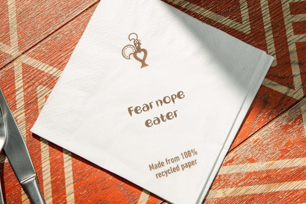 Nandos UK napkin riddle