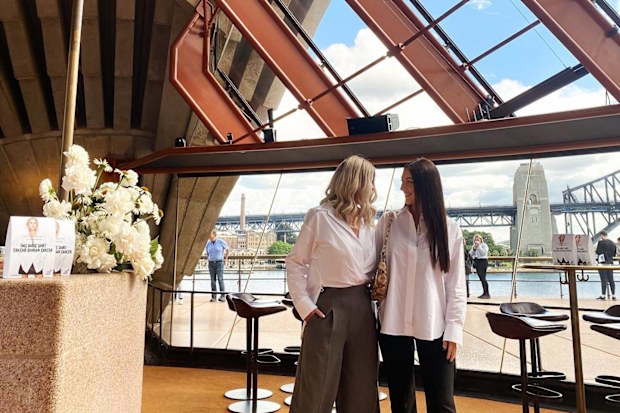 Leane Flynn with daughter Laura at the 2023 Witchery White Shirt campaign launch.