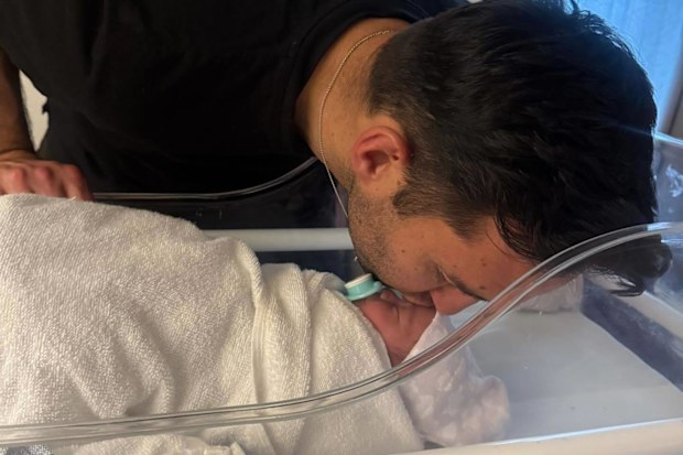Political power couple Victorian Animal Justice MP Georgie Purcell and Federal Labor MP Josh Burns have welcomed their first child together at a time when her Jewish father "needed some light in the darkness".