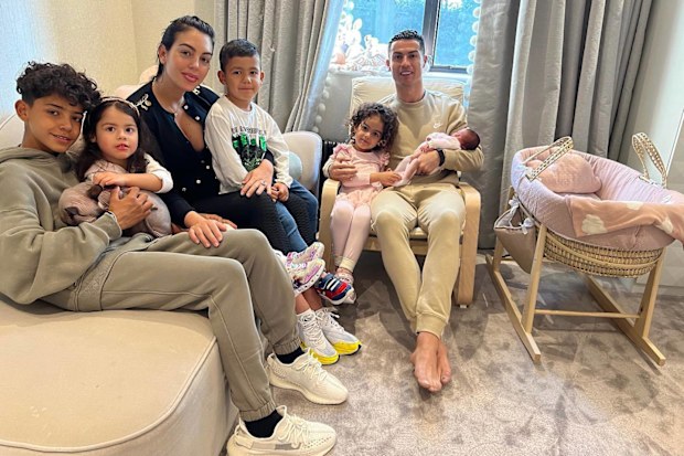 Cristiano Ronaldo and family