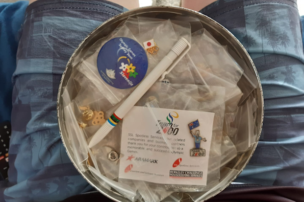 A collection of Sydney 2000 souvenirs suppllied by Jackson Meades.