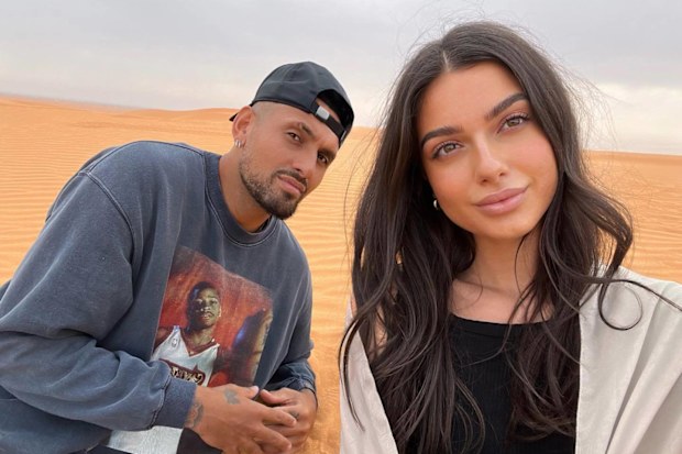 Nick Kyrgios and Costeen Hatzi 
