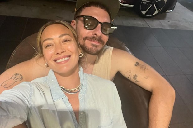 Hilary Duff and husband Matthew Kone