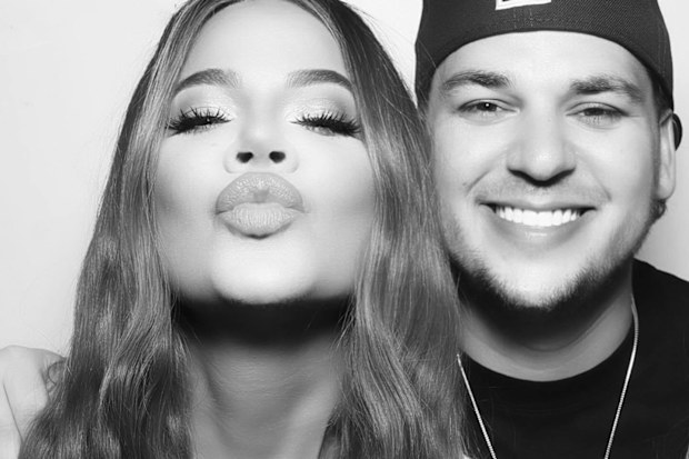Khloé Kardashian and Rob Kardashian