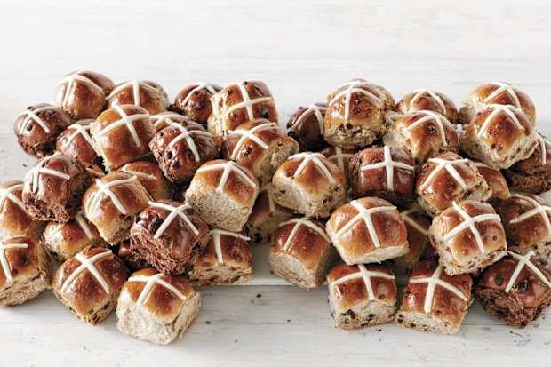 Hot cross buns are available in Coles stores today.