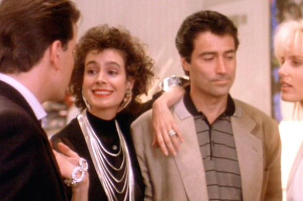 Sean Young and Charlie Sheen.