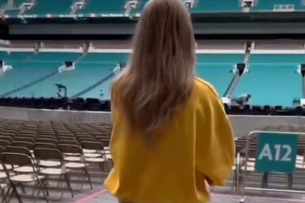 a12 hint int he back of taylor swift video 