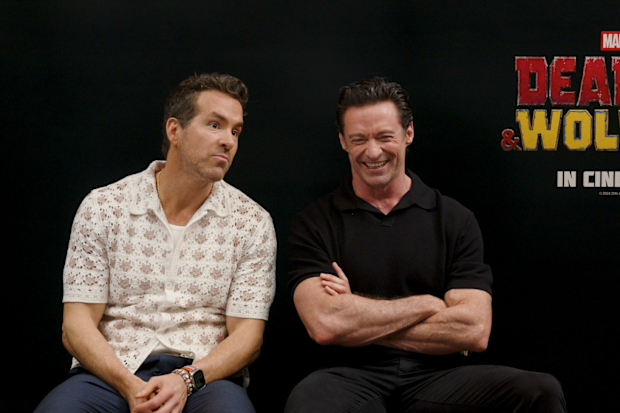 Ryan Reynolds and Hugh Jackman promoting Deadpool & Wolverine in Seoul, South Korea.