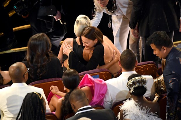 Lady Gaga and Irina Shayk