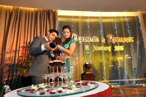My wedding day: Bride Dyasmin Dream Sandhu wears three  dresses 