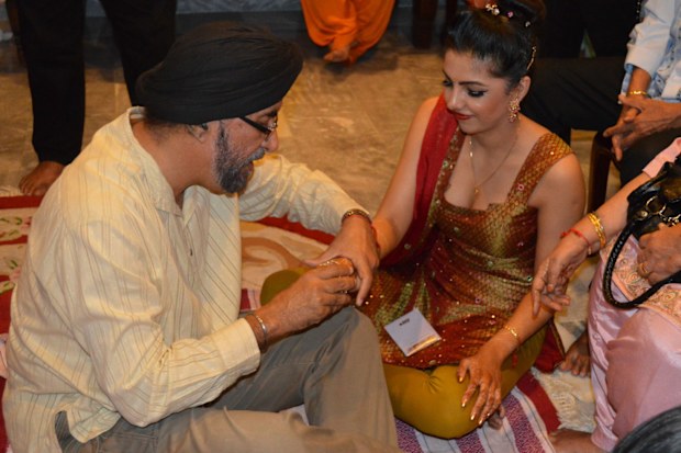 My wedding day: Bride Dyasmin Dream Sandhu wears three  dresses 
