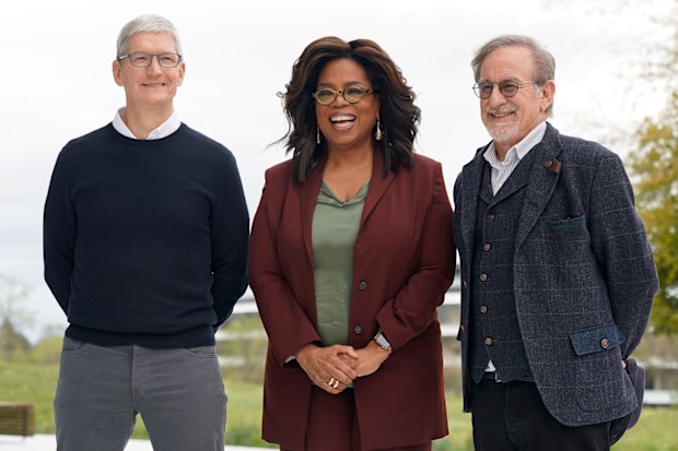 Tim Cook, Oprah Winfrey and Steven Spielberg