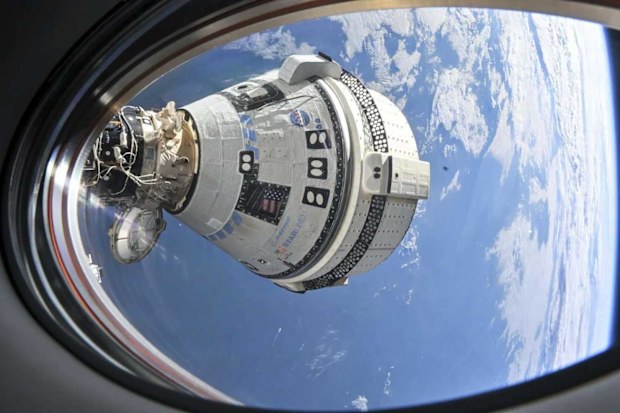 The troubled Boeing Starliner spacecraft that launched Butch Wilmore and Suni Williams to the International Space Station.