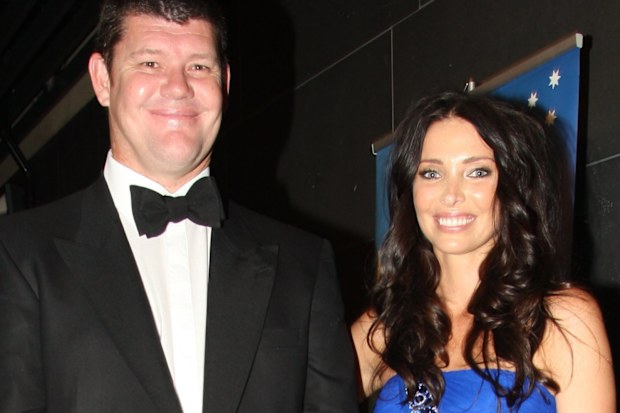James Packer and Erica Packer at the Heart to Heart Ball at the Sydney Convention Centre, August 1 2009. 