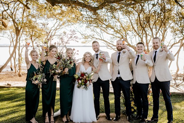 Couple wins wedding day at charity auction for Camp Quality