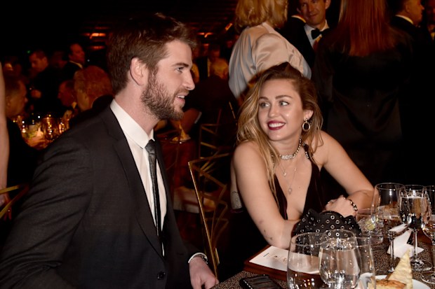 Liam Hemsworth and Miley Cyrus