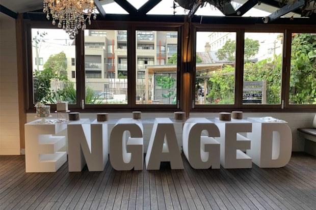 Jules and Cam's engagement party
