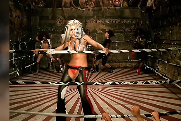 Christina Aguilera Dirrty music video