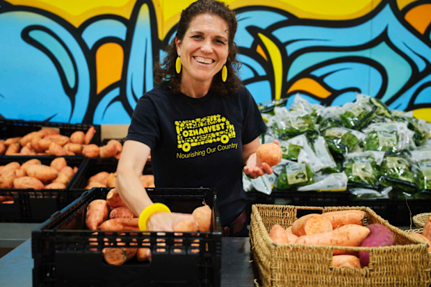 Market Manager for OzHarvest Waterloo, Zuzana, said food supply is not meeting the 20 per cent increase in demand.