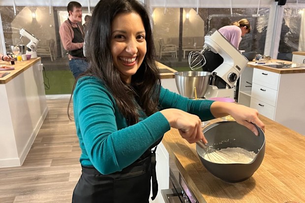 Karishma Sarkari attends The Big London Bake East class
