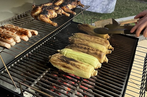 corn on the barbecue