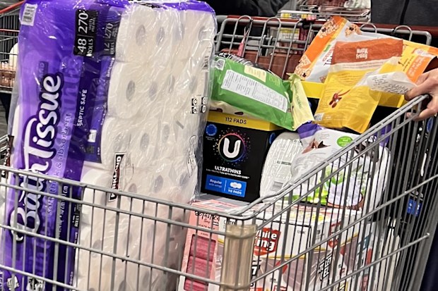 costco most commonly bought items spotted in trolleys at marsden park location in sydney