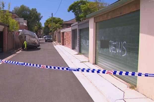 Antisemitic graffiti in Sydney's east