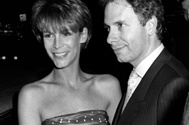 NEW YORK CITY - MAY 29:  Jamie Lee Curtis and Christopher Guest attend "Perfect" Premiere on May 29, 1985 at the Coronet Theater in New York City. (Photo by Ron Galella/Ron Galella Collection via Getty Images)