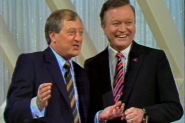 Bert Newton and Graham Kennedy on Graham Kennedy's Channel 9 Show.