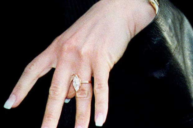 Victoria Beckham, David Beckham, engagement ring