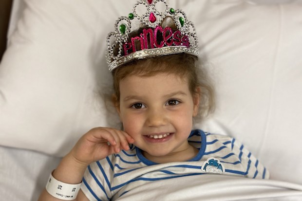 Isla was a happy and healthy three-year-old when mum Pamela noticed a lump on her head.
