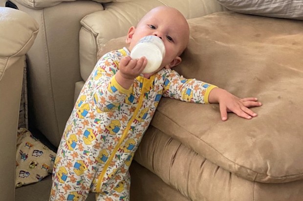Leo seemed like a healthy baby before his sudden diagnosis.