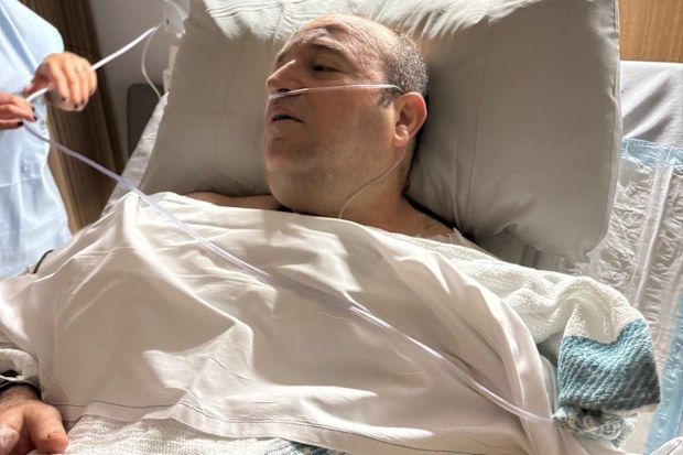 Bondi Beach terror attack hero Ahmed el Ahmed in hospital, recovering from surgery.