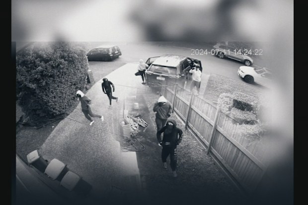 A major manhunt is under way for two groups of teenagers accused of terrorising homes across Brisbane.