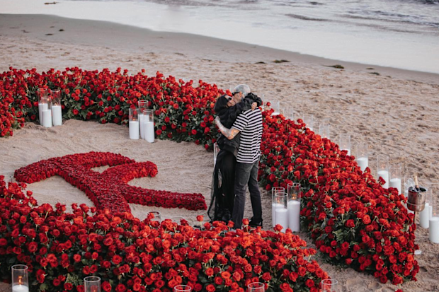 Kourtney and Travis engagment 