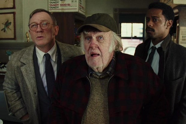 Daniel Craig (left) and M. Emmet Walsh (centre) in Knives Out.