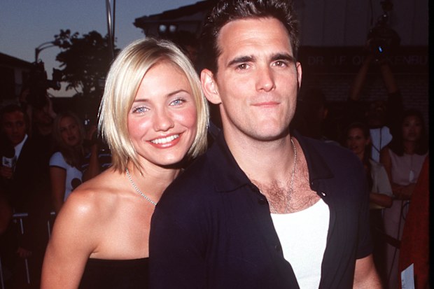 Cameron Diaz & Matt Dillon at the There's Something About Mary Los Angeles Premiere in 1998.
