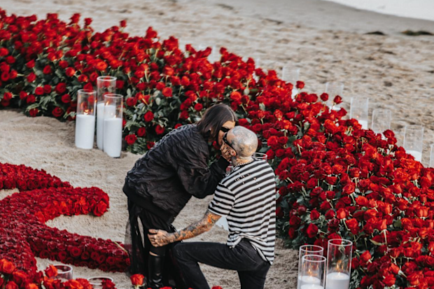 Kourtney and Travis engagment 