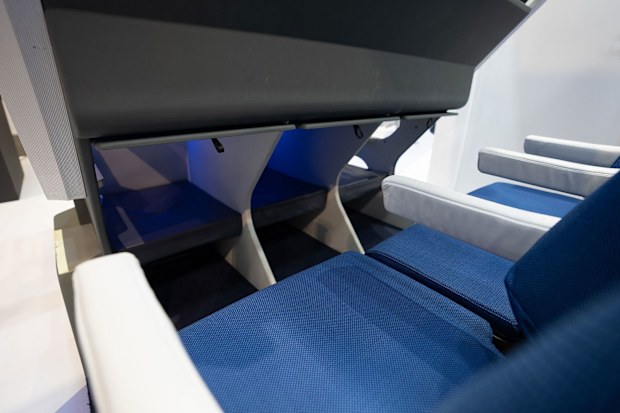 Aviation start-up Chaise Longue, the brains behind the controversial dual-level seat, announced today it's "exploring some early stage concepts" with aviation giant Airbus.