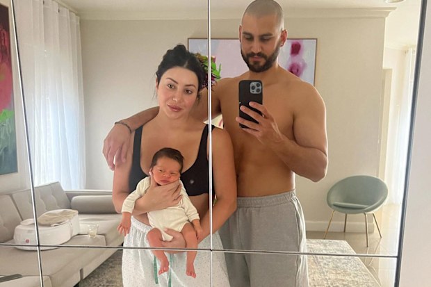 MAFS Martha Kalifatidis Michael Brunelli and baby Lucius 