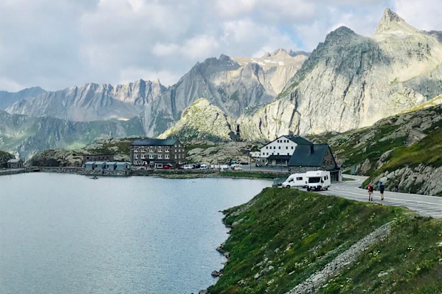 Morandi toured the Italian Alps after leaving his island home of 33 years.