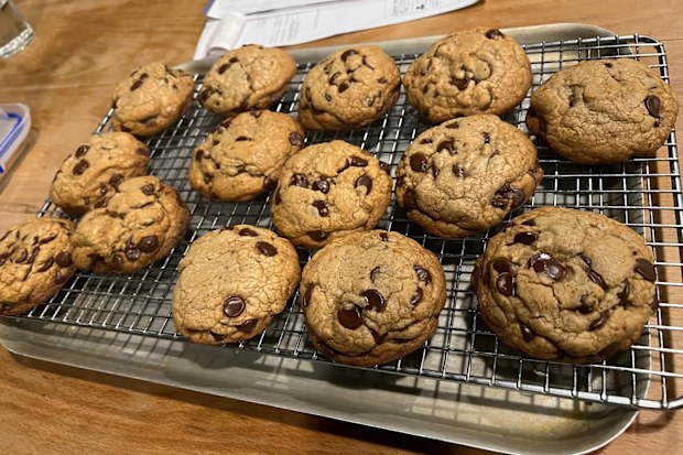Jimmy Barnes' wife Jane made him some homemade cookies to have in hospital.