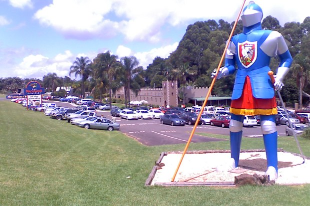 Since the 1980s - he's been the guardian of Byron Bay's Macadamia Castle. Now the attraction's knight is set to depart the site which has since become an animal sanctuary.