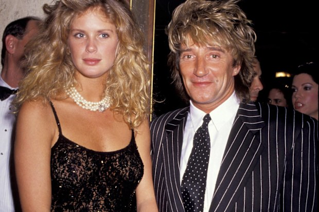 Rod Stewart & Rachel Hunter