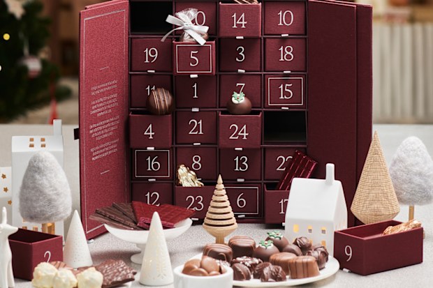 Inside Haigh's Chocolates Luxury Advent Calendar for 2022