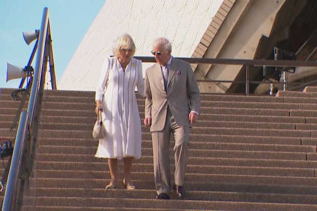 King Charles and Queen Camilla at the Sydney Opera House